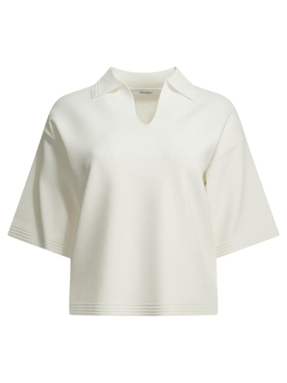 Max Mara Pure Polo Shirt Without Buttons Tag Size L Women